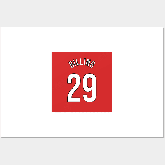 Billing 29 Home Kit - 22/23 Season Wall Art by GotchaFace